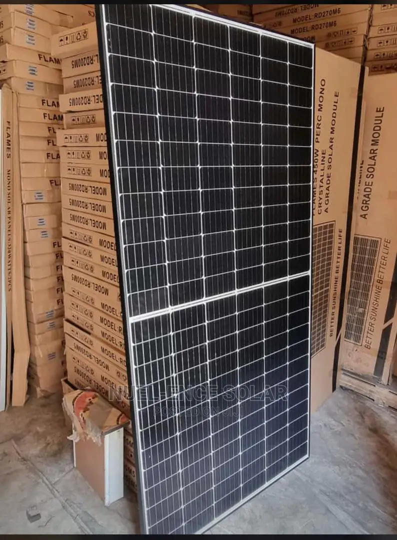 450w Flames PERC Monocrystalline Panels.