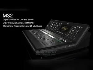 M32 Midas Digita Live And Studio With 40 Input Channels,