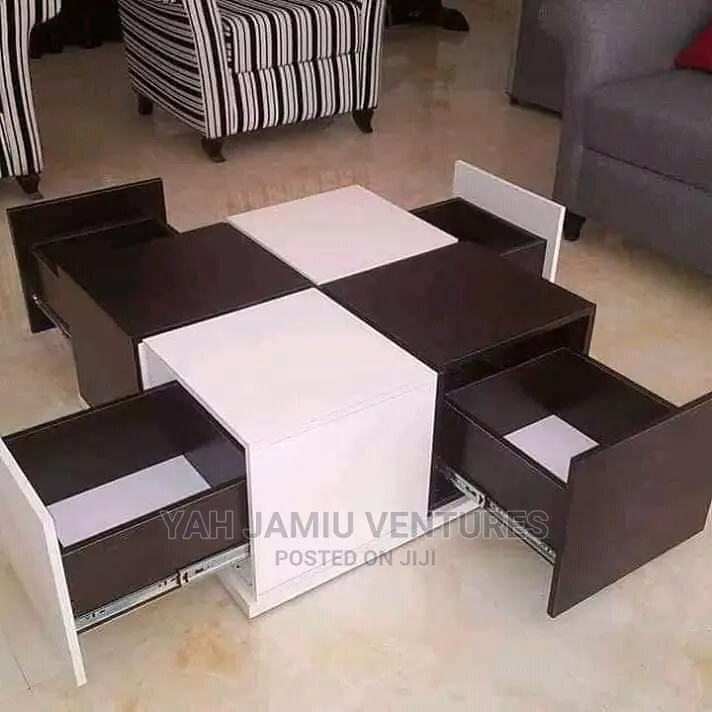Modern Center Table With Drawers.
