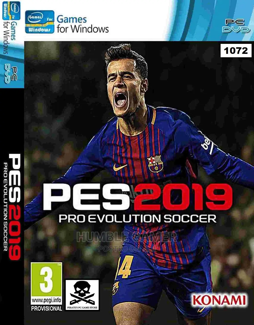 PES 2019 DVD Game Discs for PC and Laptops Available