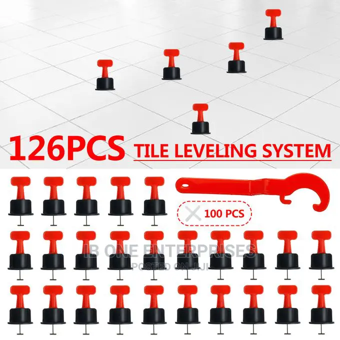 Reusable Tile Leveling System 126pcs Wall Floor Tools