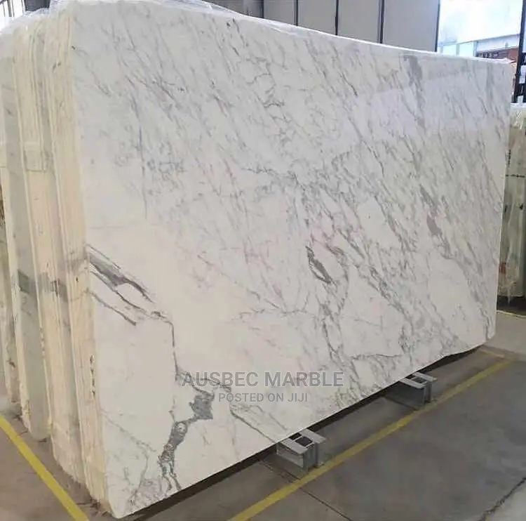 White Marble for Staircase and Kitchen Tops Etc.