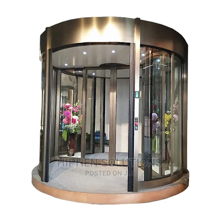 Aluminum Automatic Revolving Exterior Doors