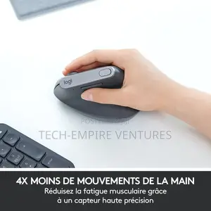 Logitech Mx Vertical Usb-C Ergonomic Wireless Mouse