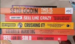 6 Sellected Collection Of Books On Selling And Marketing