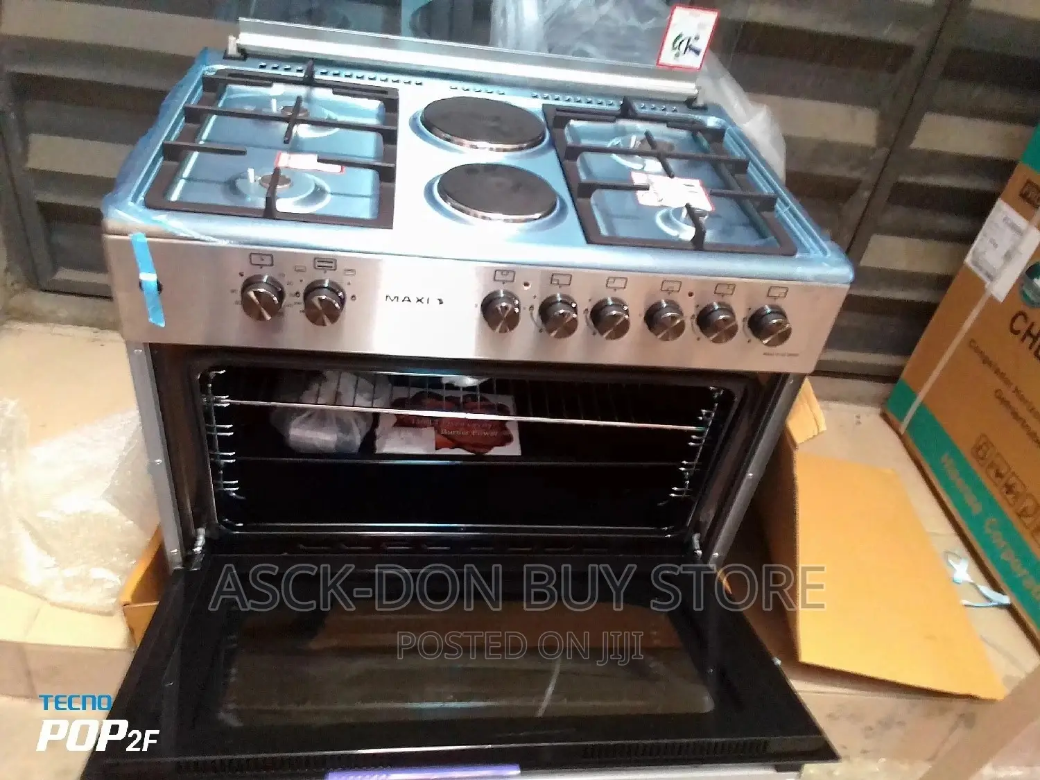 Maxi Gas Cooker With Oven 6face