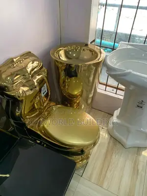 Gold Executive Top Flush Water Closet Set.