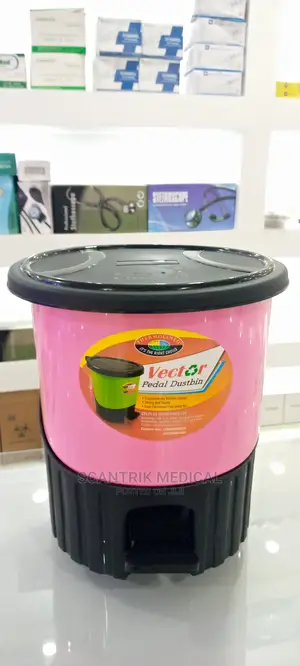 10L Plastic Trash Bin Small Bathroom Kitchen Waste Rubbish