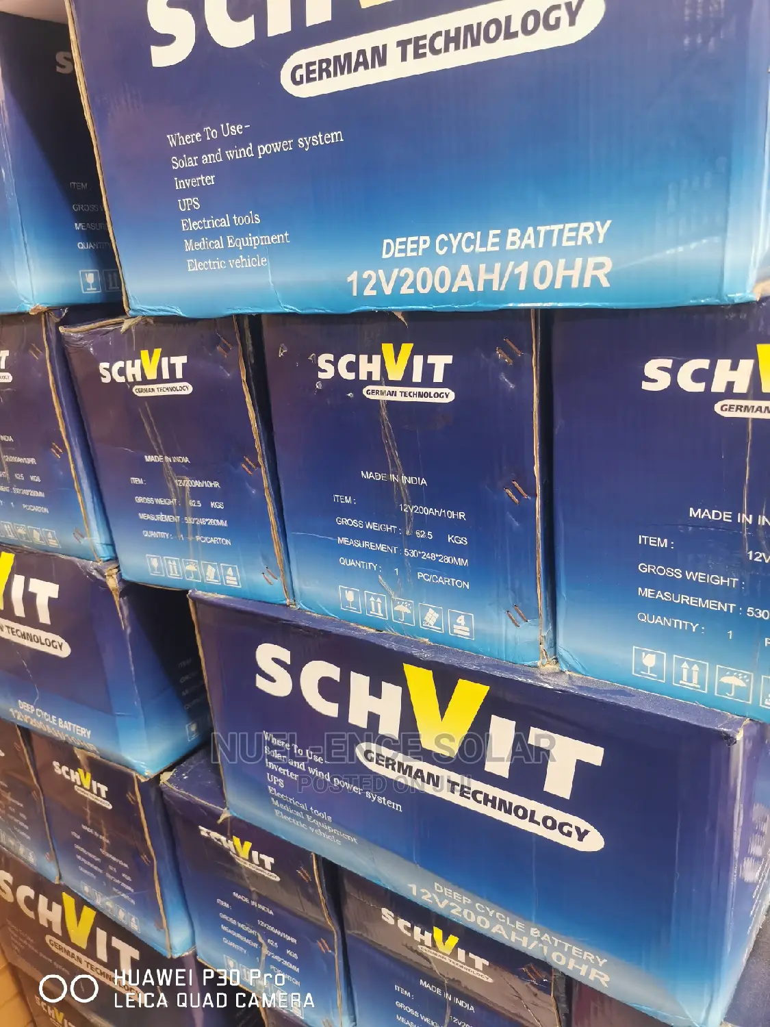 12v 200ah Schvit German Technology Battery