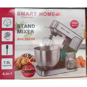 Smart Home 1500watt 7.5L Industrial Stand Mixer With Bowl