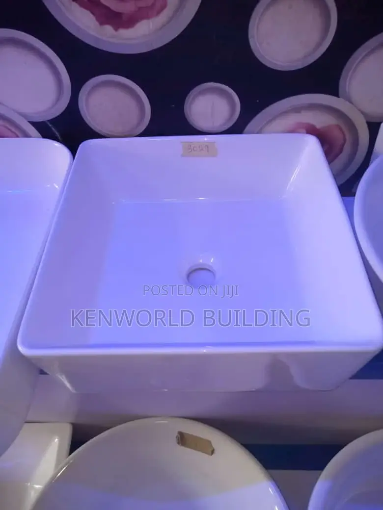 Quality Square Designed Ceramic Wash Hand Basin.