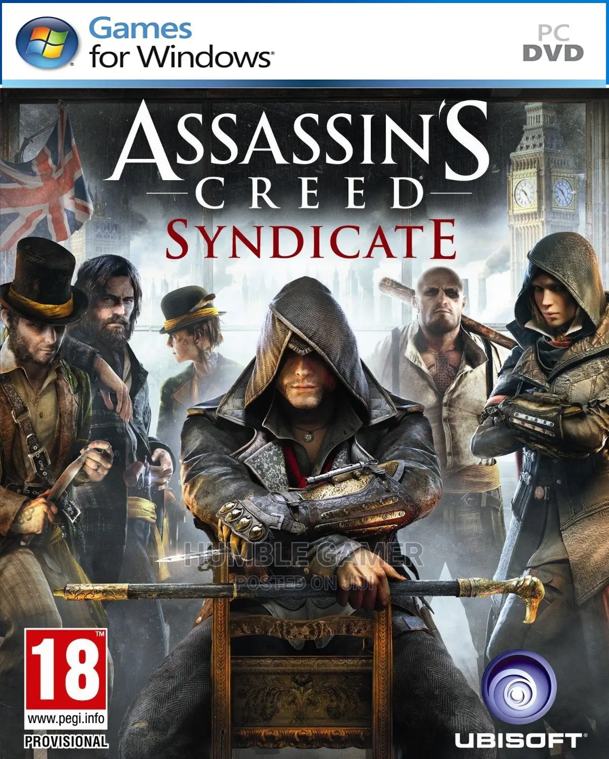 Assassin's Creed Syndicate DVD Game Discs for PC Laptops