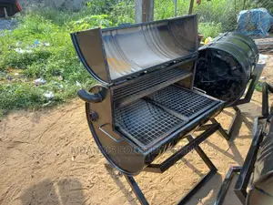 Quality Steel Outdoor / Indoor Island Barbecue Grill.