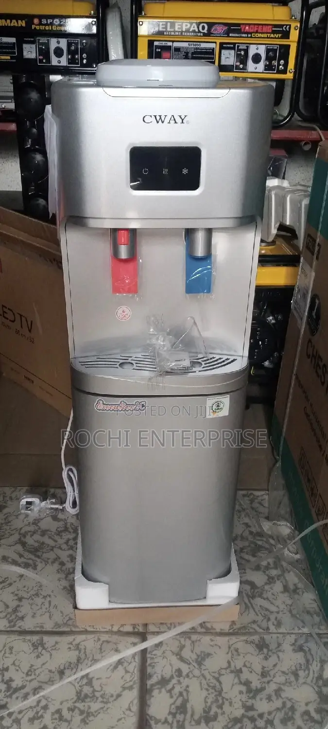 Cway Hot and Cold Water Dispenser With Fridge.