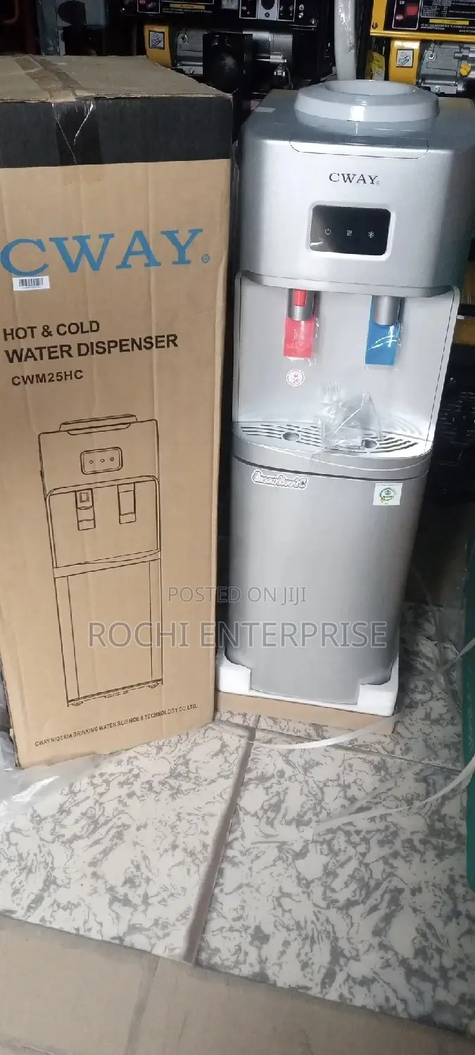Cway Hot and Cold Water Dispenser With Fridge.