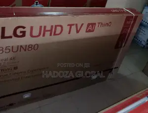 LG 85inches 85un80 Smart Real 4K Thinq Ai TV + Netflix