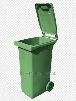120L Side-Wheel Garbage Bin With Foot Pedal/Trash Bin/Waste