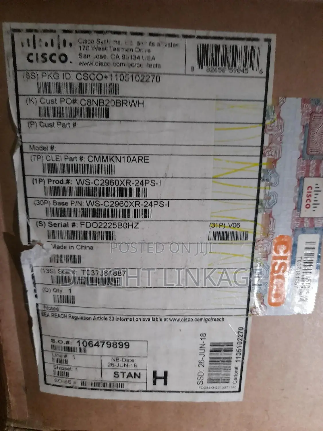 Cisco 2960XR-24PS-L