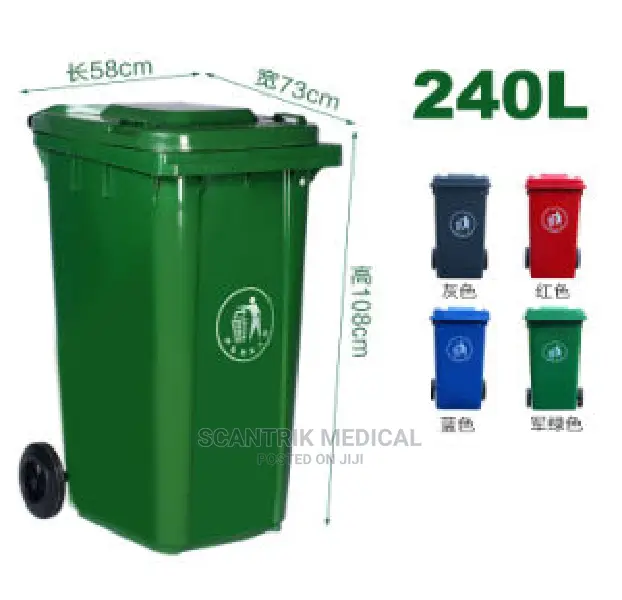 240 Liter Wheeled Garbage Bin