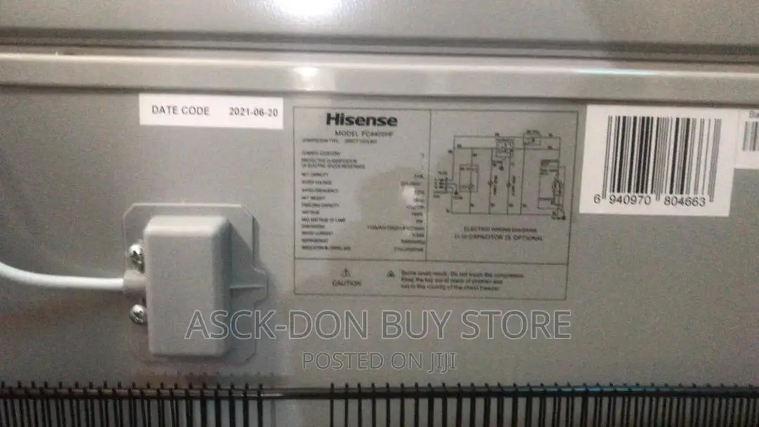 390liters Hisense Chest Freezer Big Size (Ice Cold Level)