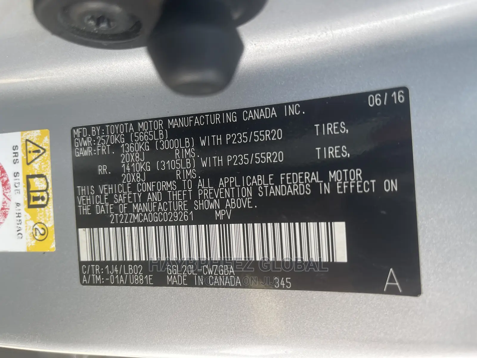 Lexus RX 350 AWD 2016 Silver