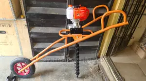 Earth Auger (2.7hp) With Wheel Support