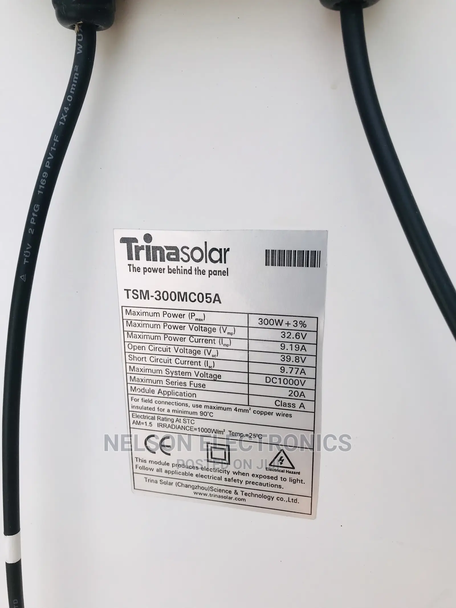 300watt Trina Solar Panel Mono Used One