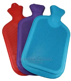 Red Rubber Hot Water Bag for Heat Therapy