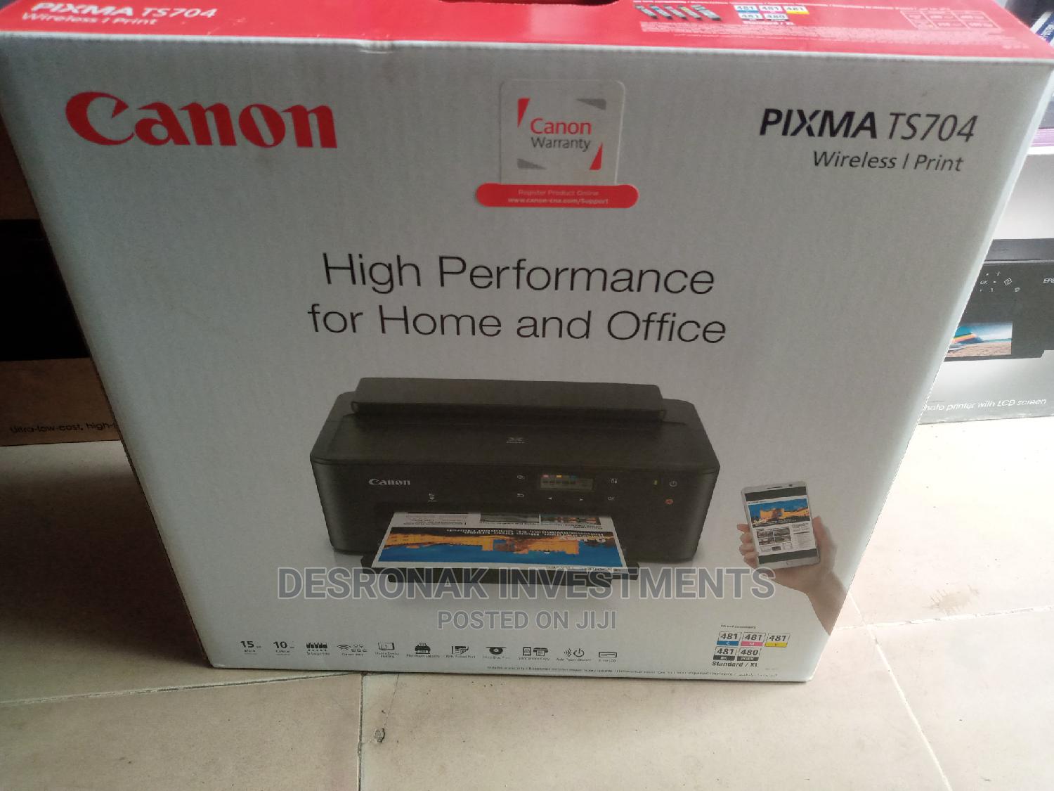 Canon TS704 Id Card Printer