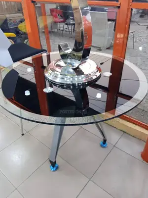 Italian Round Glass Conference Tables