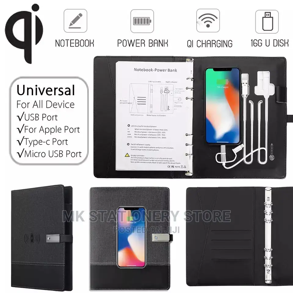 Wireless Charging Notebook