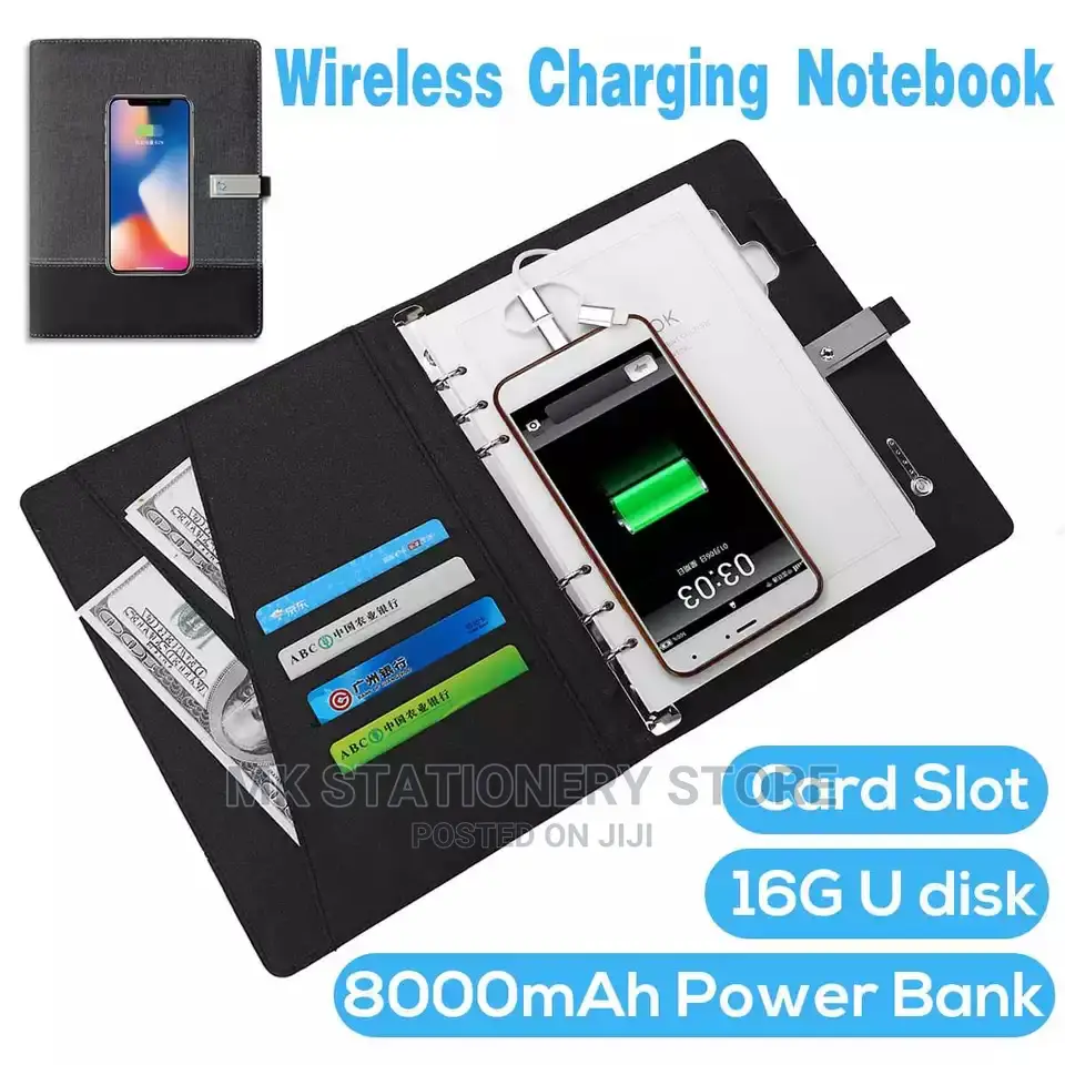 Wireless Charging Notebook