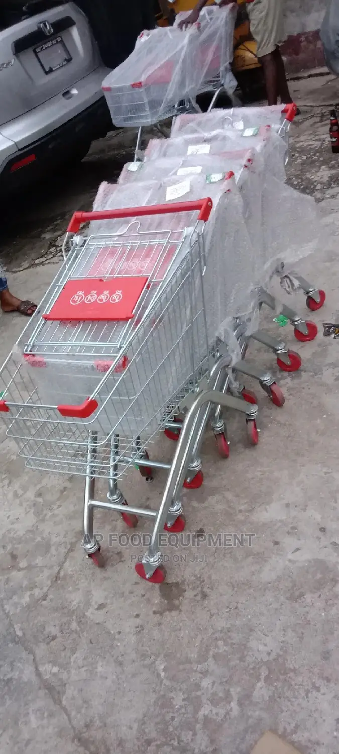 Supermarket Stainless Trolley 