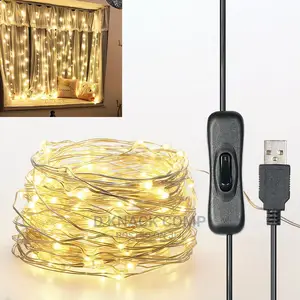 Fairy Tiny Lights120 Leds String Lights Usb Ip65 Waterproof