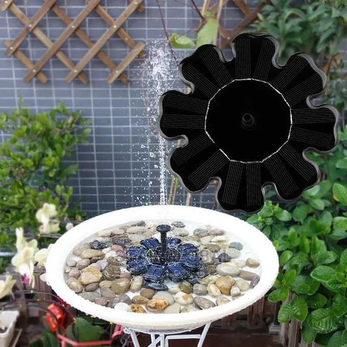 Solar Fountain Submersible Pump Panel Pond