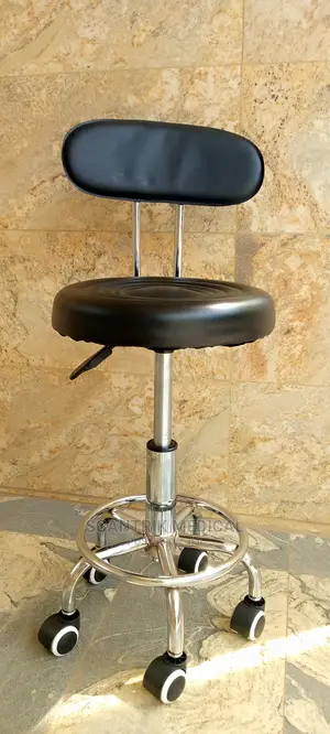 Medical Nurse Chair Doctor Stool With Backrest