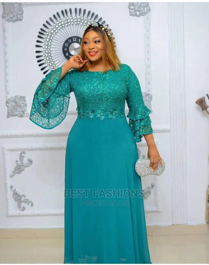 Classy Lady Chiffon Long Dinner Gown