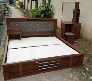 Bed Frame With Dressing Mirror
