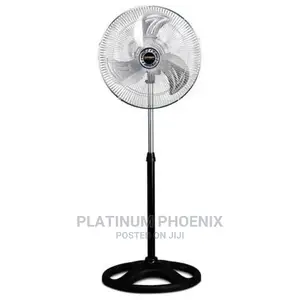 18" Qasa Standing Fan With Stainless Steel Blades
