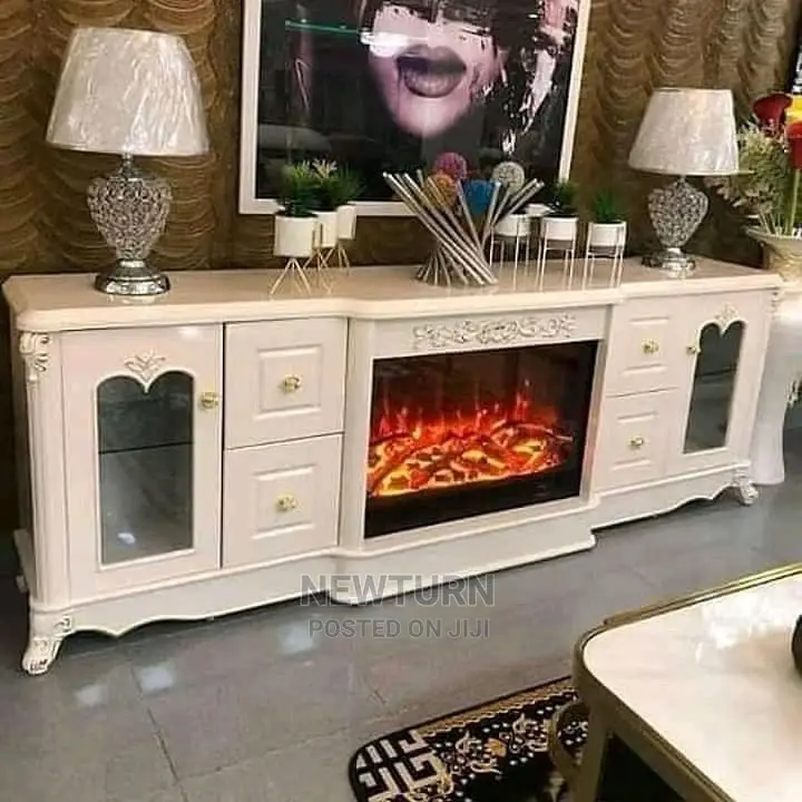 Luxury Fire Place and TV Stand/Console.