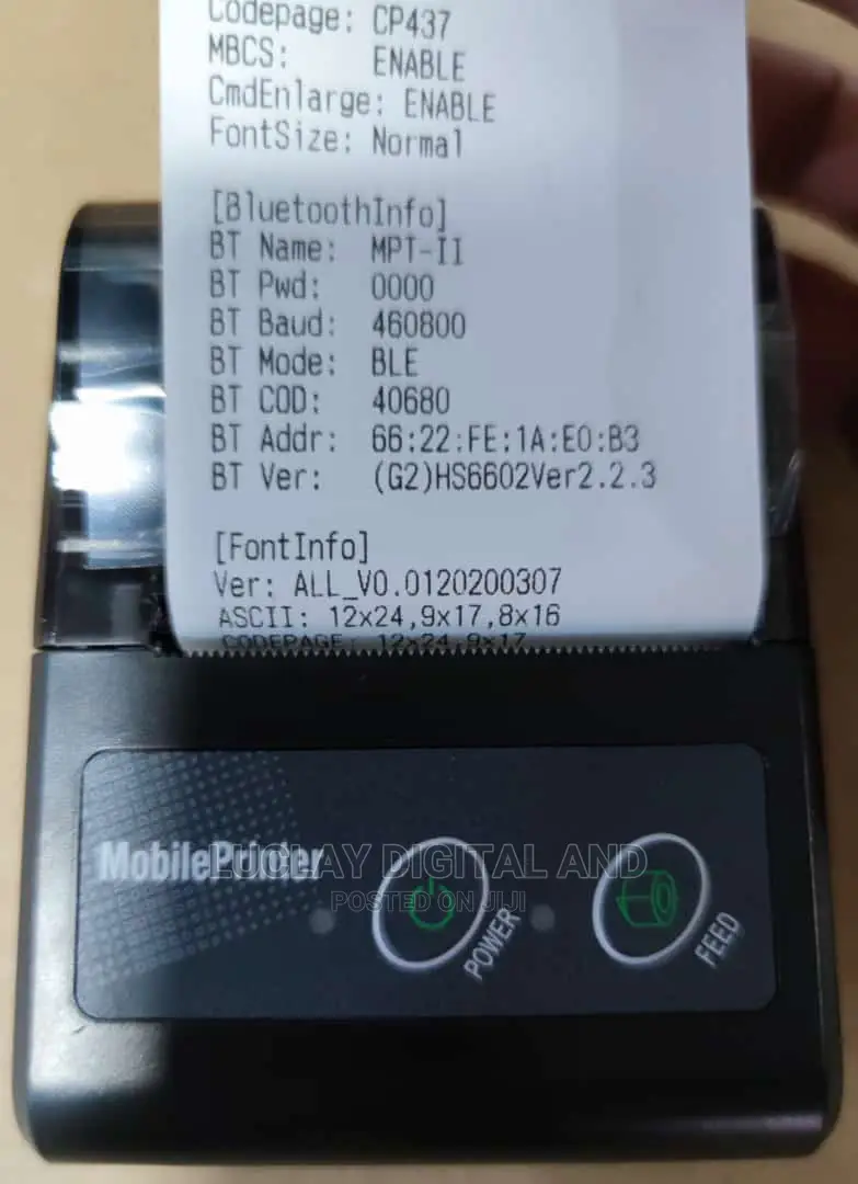 Mobile Bluetooth Printer