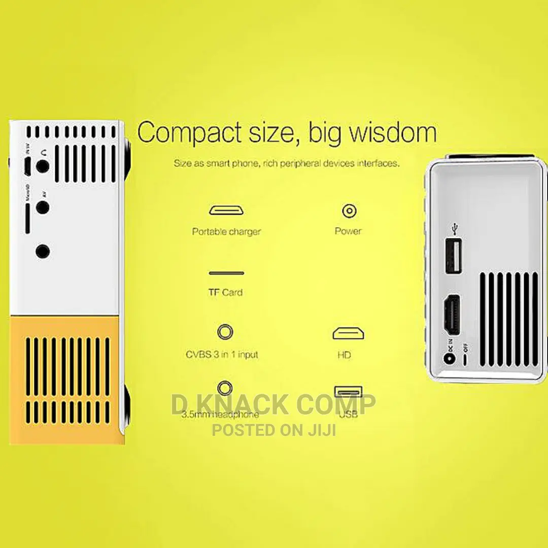 Mini Pocket Remote Controlle 1080P Projector Machine
