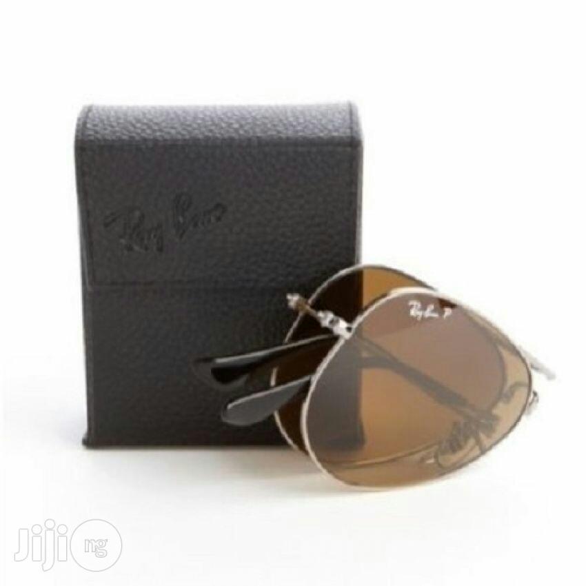 Ray Ban Foldable Brown Glasses
