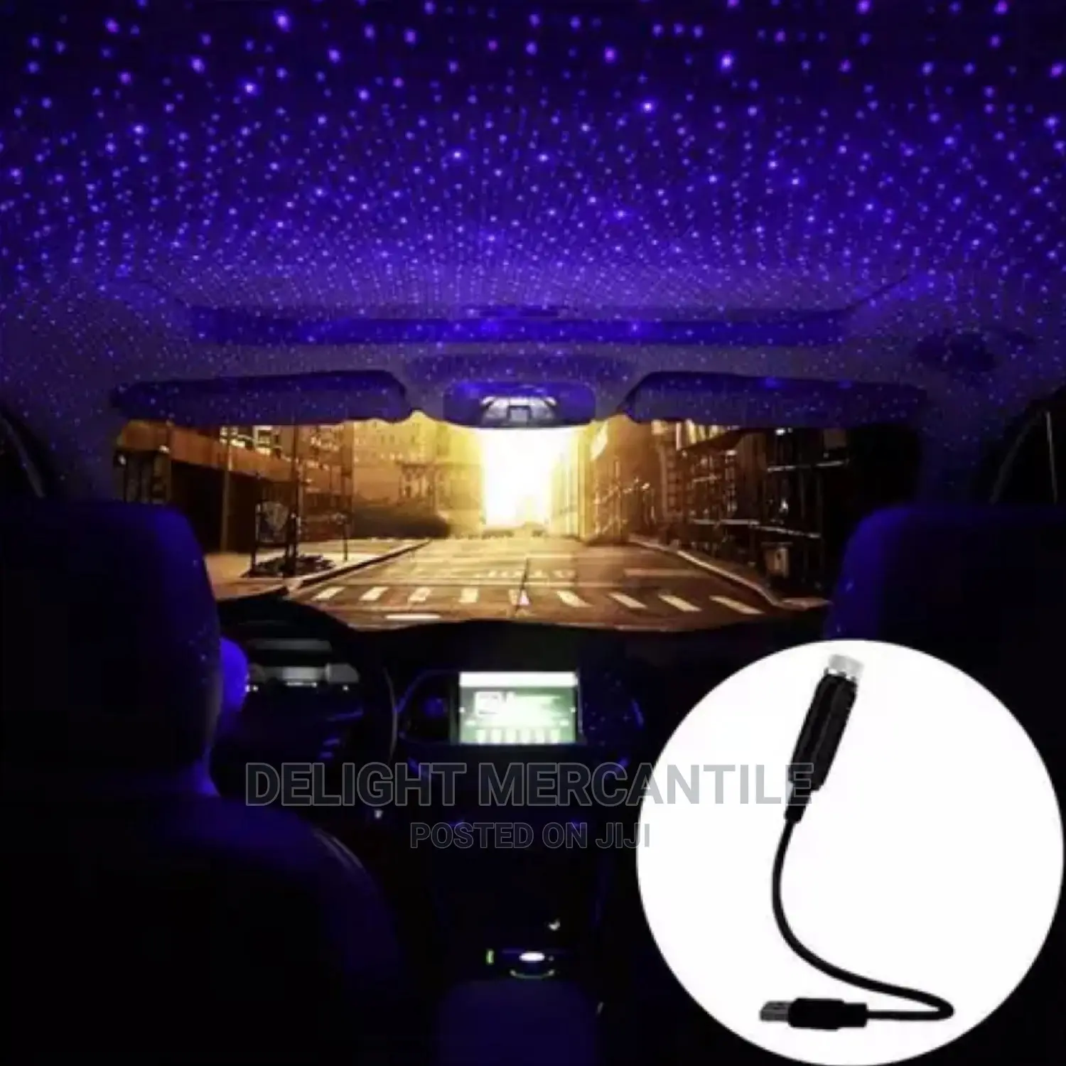 Car Romantic USB Night Home Star Decoration Projector Light
