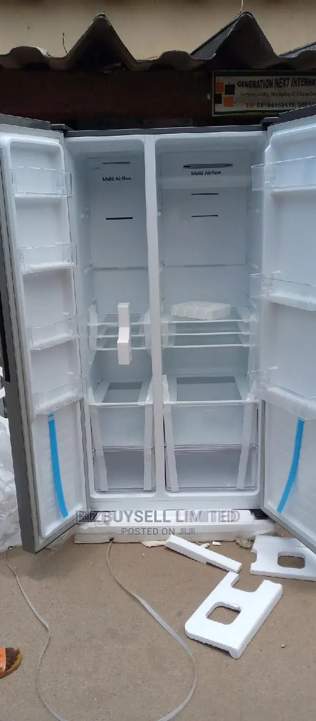 516L Side by Side Hisense Fridge With LED Display