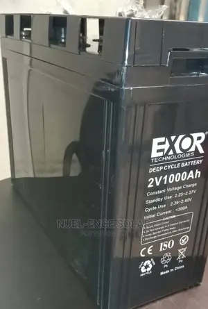 2v 1000ah Exor Deep Cycle Battery.