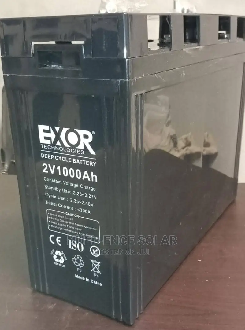 2v 1000ah Exor Deep Cycle Battery.