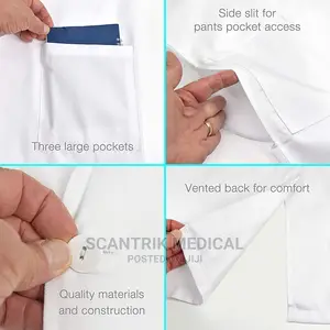White Cotton Doctor Lab Coat