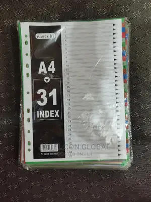 (A4) 1 to 31 Index File Dividers