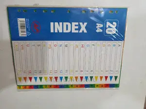 A4 1 to 20 Index File Dividers